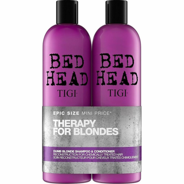 Tigi TIGI_SET Bed Head Dumb Blonde Shampoo šampon pro blo...