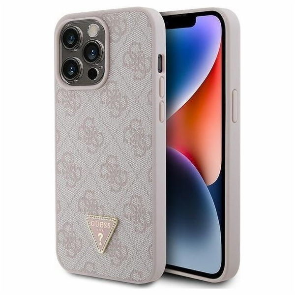 Guess Guess GUHCP15XP4TDPP Pevný kožený kryt pro iPhone 1...