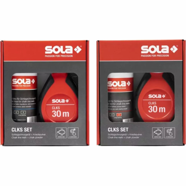 Sola SOLA KŘÍDOVACÍ ŠŮRA 30M SADA CLKS R + ČERVENÁ KŘÍDA