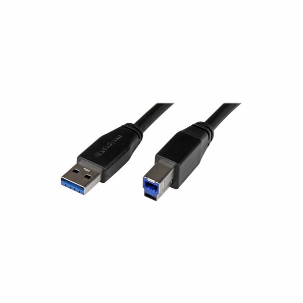 StarTech Kabel USB-A na USB-B 5m černý (USB3SAB5M)