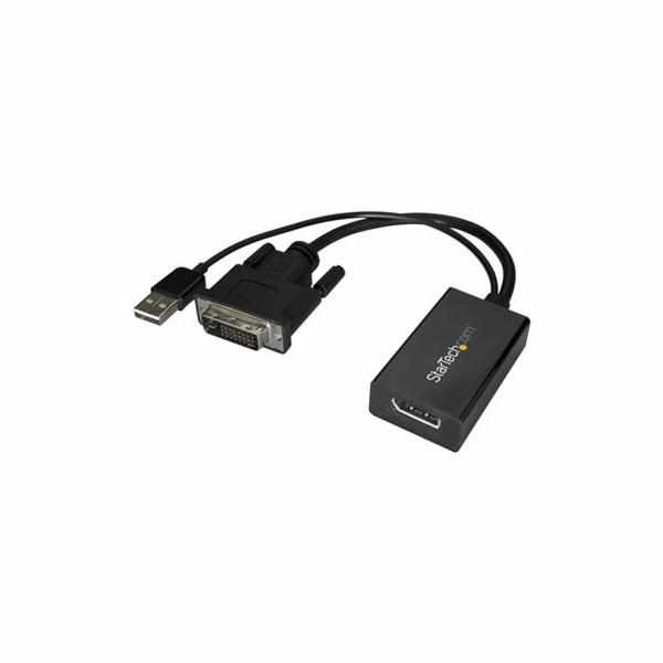 StarTech DVI-D – DisplayPort + USB-A AV adaptér černý (DV...
