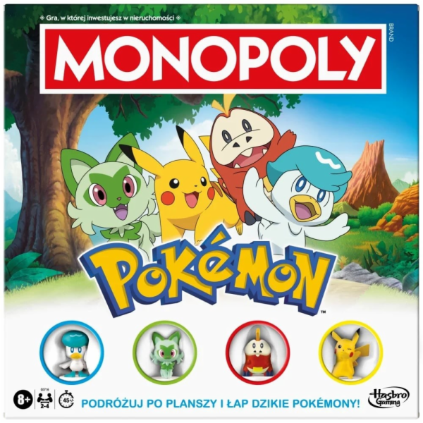 Gra planszowa Hasbro Monopoly Pokémon (edycja polska )