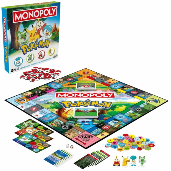 Gra planszowa Hasbro Monopoly Pokémon (edycja polska )