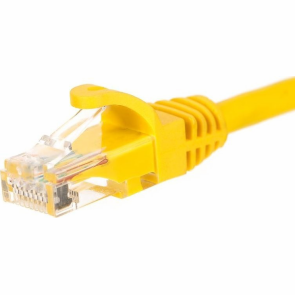 NETRACK BZPAT3UY patch cable RJ45 snagless boot Cat 5e UT...