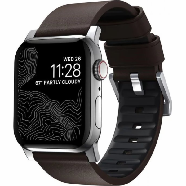 Nomad kožený řemínek pro Apple Watch 44-49mm - Active Pro...