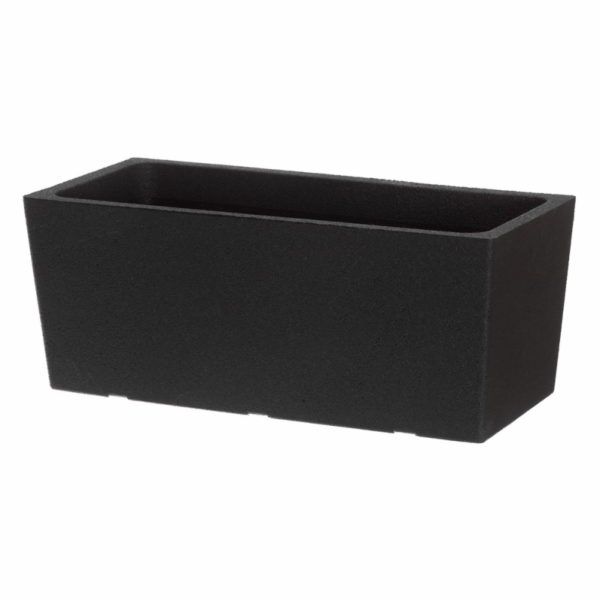 Plastový hrnec 4LIVING 605719, černý, 55×25×22 cm