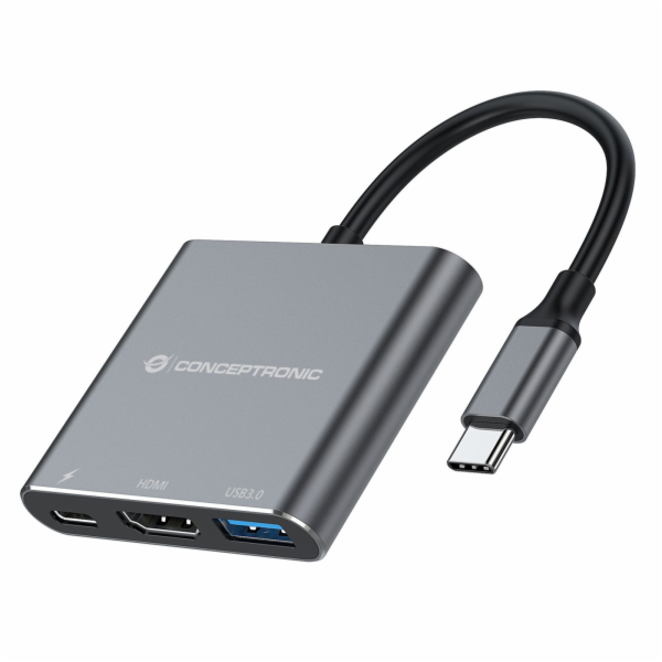 Adaptér AV Conceptronic CONCEPTRONIC Dock USB-C->HDMI,USB...