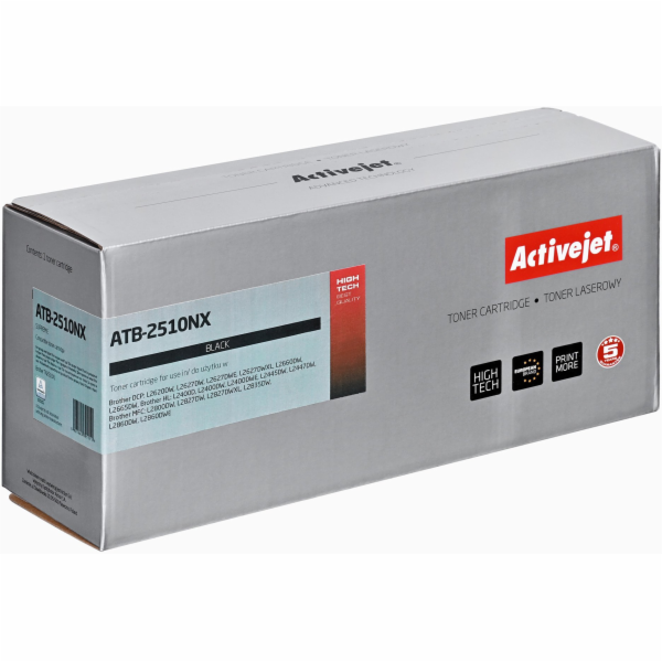 Activejet Toner ATB-2510NX (náhrada za Brother TN2510XL; ...