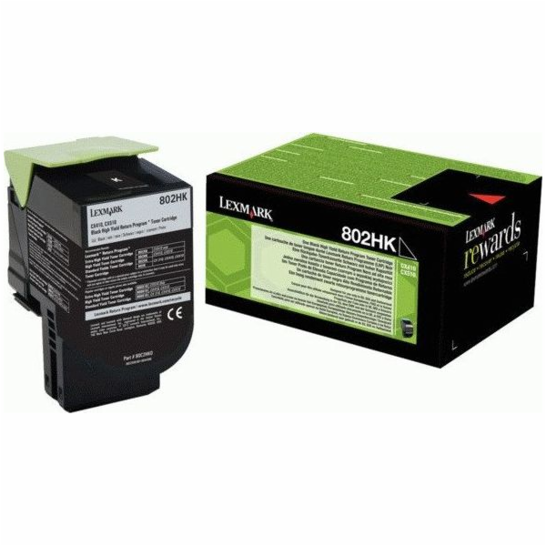 Lexmark Originální černý toner 80C2HK0 (80C2HK0)