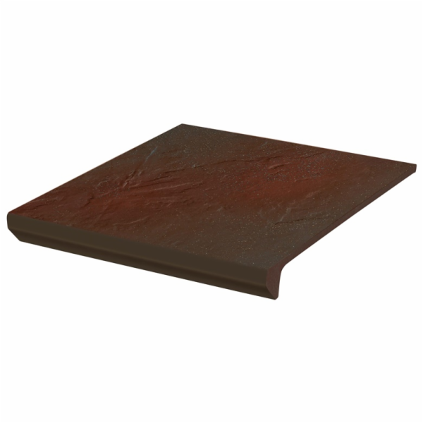 PARADYZ Klinkerové schodové dlaždice Cloud Brown, 30 x 33 cm