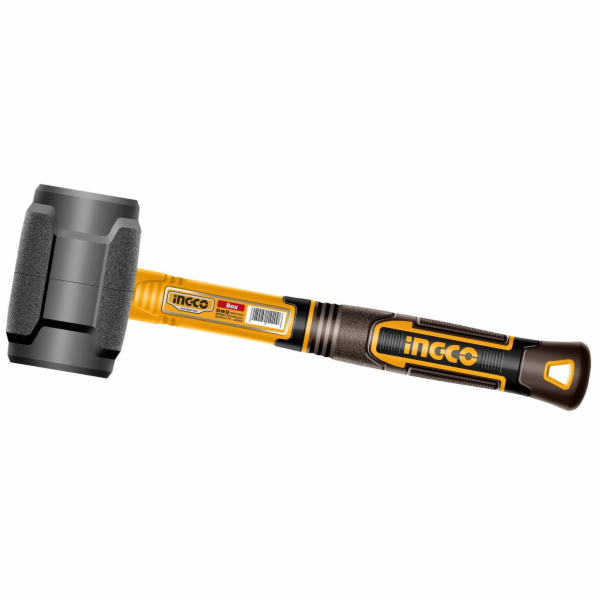 Ingco HRUH8808 Kladivo gumové černé 220g sklolaminát