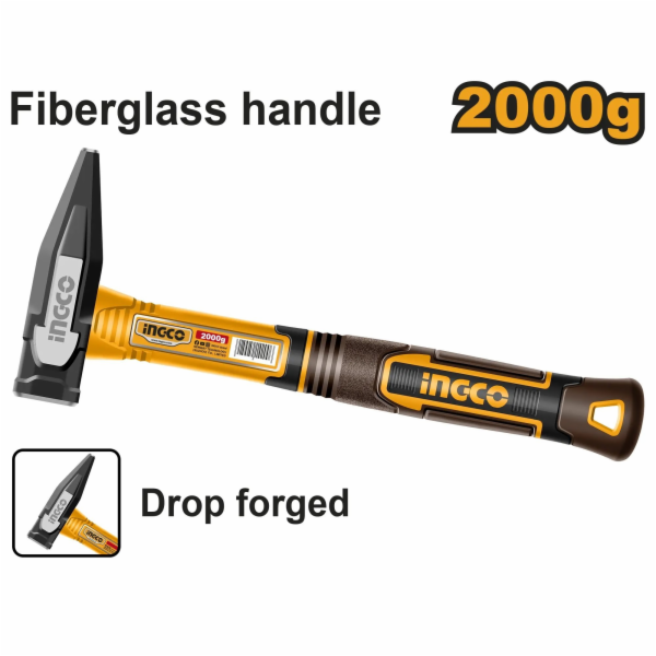 Ingco HMH822000 Kladivo 2000g sklolaminát