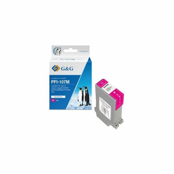 G&G Kompatibilní inkoust G&G / inkoust s PFI107M, NC-0010...