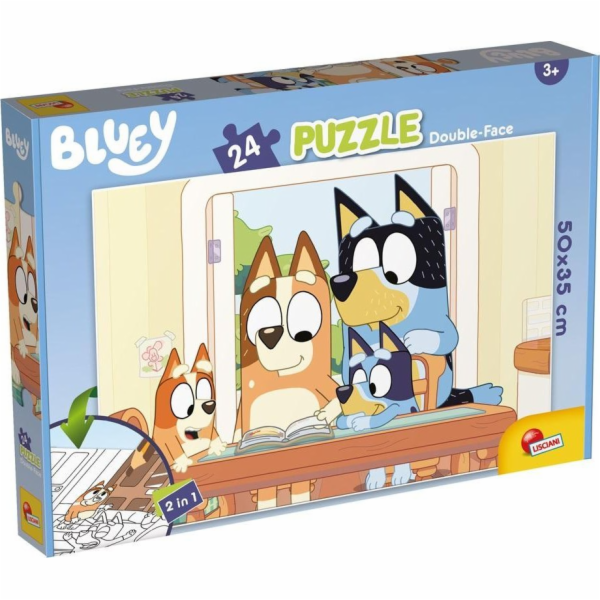 Lisciani Bluey 24dílné podlahové puzzle
