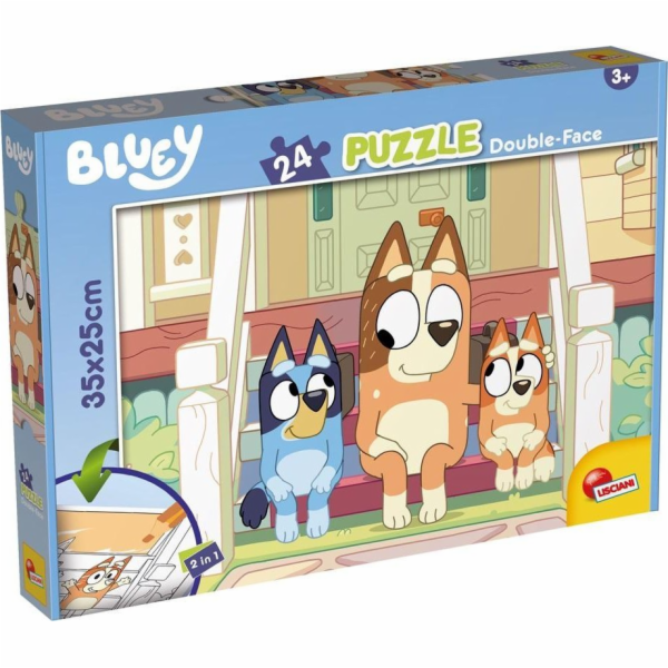 Lisciani 24dílné puzzle Plus modré