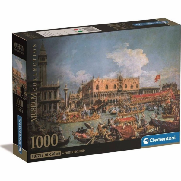 Clementoni Puzzle 1000 dílků Compact Museum