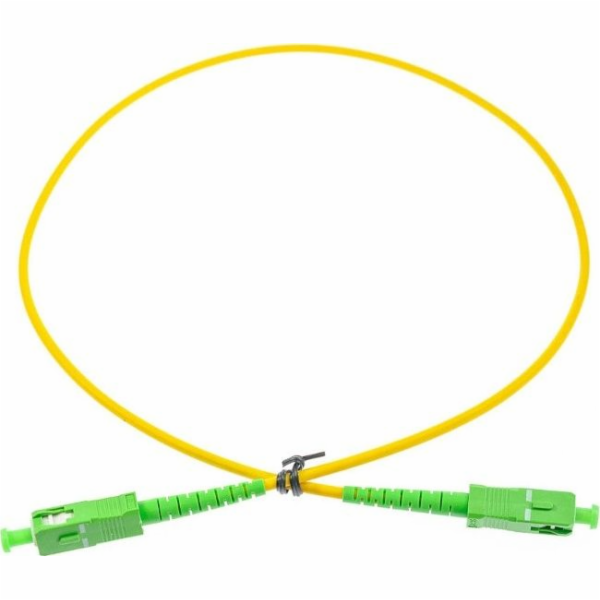 Extralink Patchcord SC/APC-SC/APC SM SIMPLEX 3,0 mm 10 m