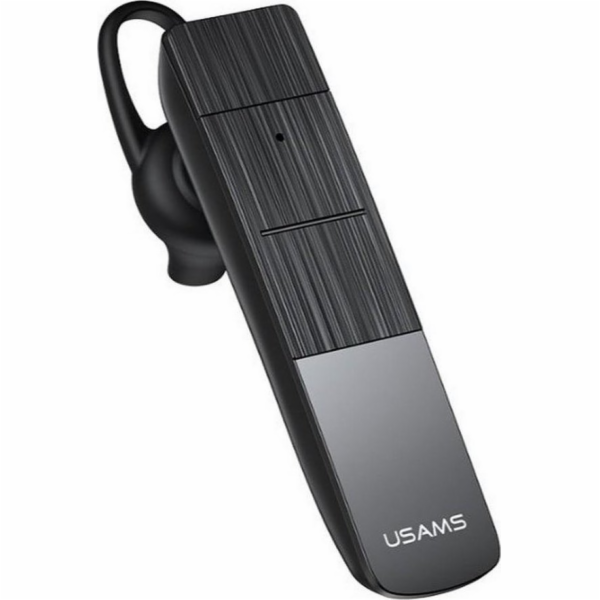 USAMS Monofonní sluchátka Bluetooth 5.0 BT2, černá