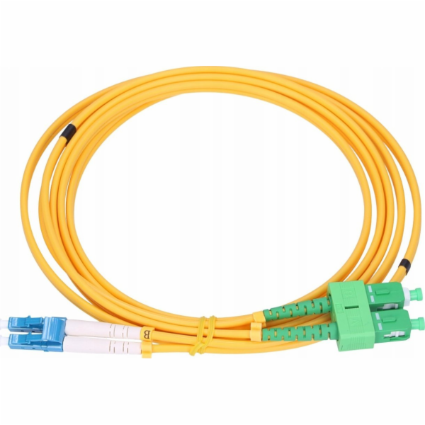 Extralink Patchcord LC/UPC-SC/APC SM G.652D DUPLEX 3,0 mm...
