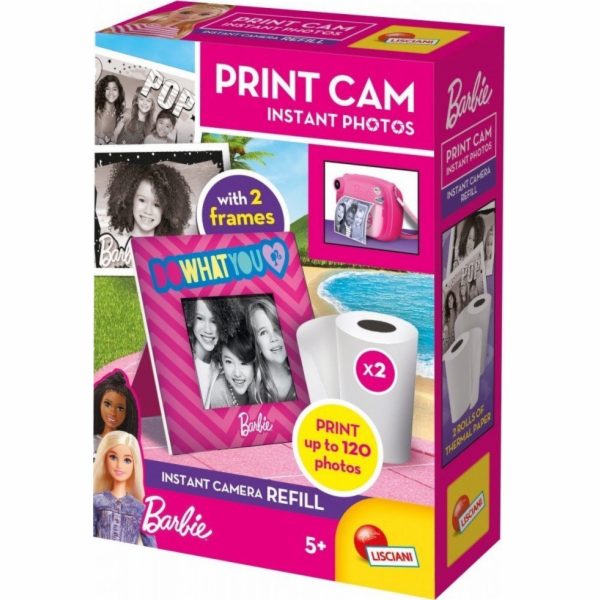 Lisciani Barbie Print Cam Camera Rolls - 2 ks
