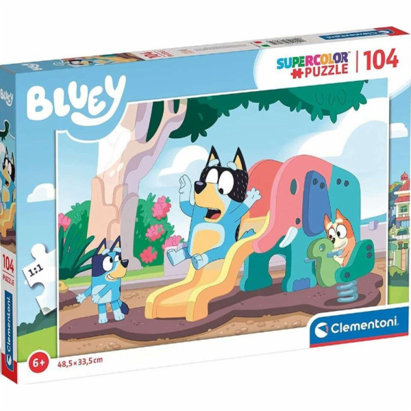 Clementoni Puzzle 104 dílků Bluey