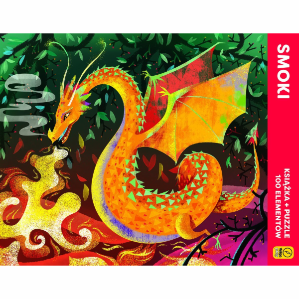 Wilga Play Puzzle 100 dílků Draci