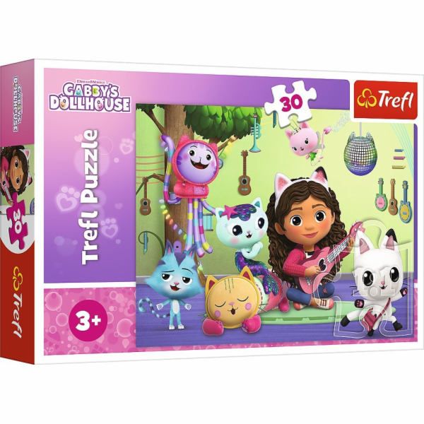 Trefl Gabi a její krásný dům, Gabiin kočičí dům, puzzle s...