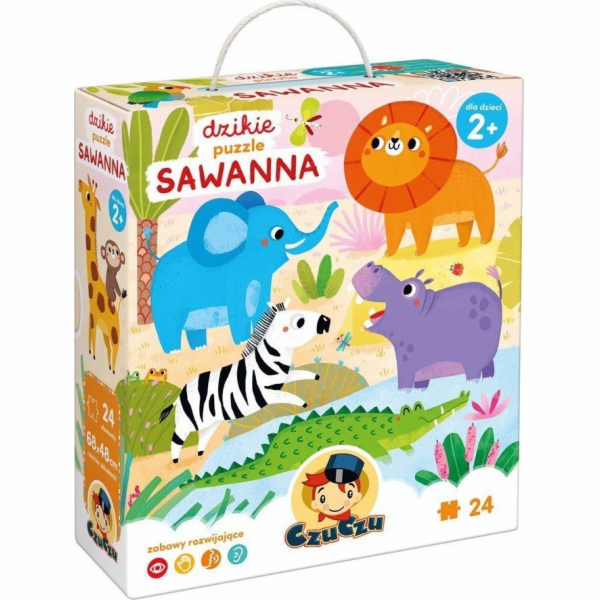 CzuCzu 24dílné puzzle Divoká savana