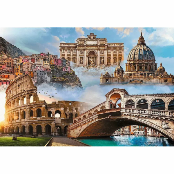 Trefl Puzzle 1500 dílků Oblíbená místa Itálie