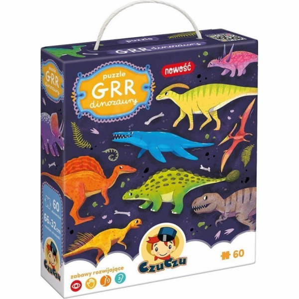 CzuCzu Puzzle 60 dílků Grr Dinosaurs