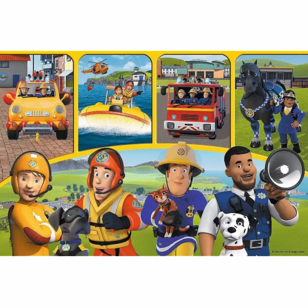Trefl Hasič Sam a jeho přátelé, 24dílné maxi puzzle