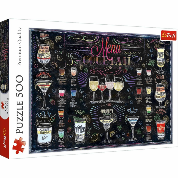 Trefl 500dílné puzzle s nápojovou kartou