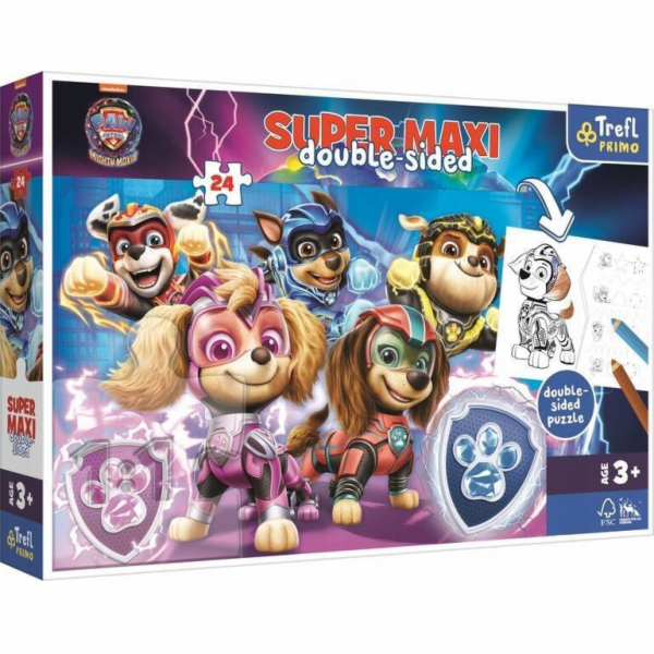 Trefl Puzzle 24 dílků Super Maxi Paw Team Paw Patrol