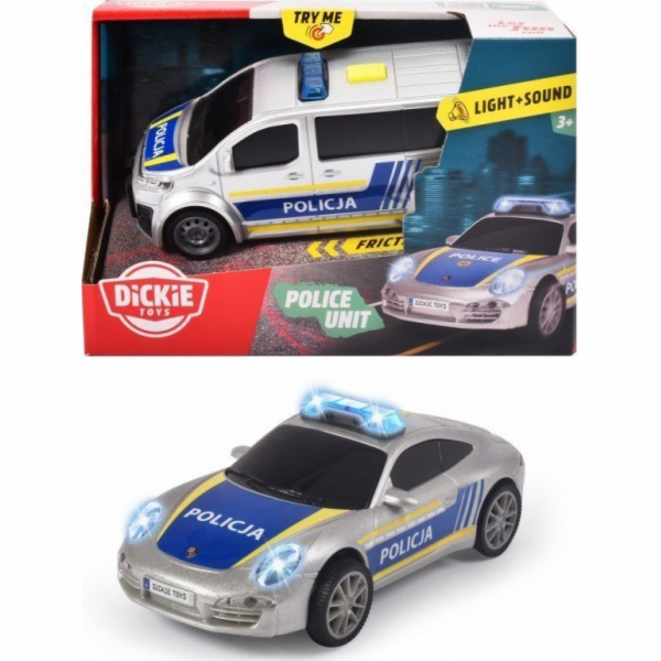 Dickie Policejní jednotka SOS Vozidlo 2 typy