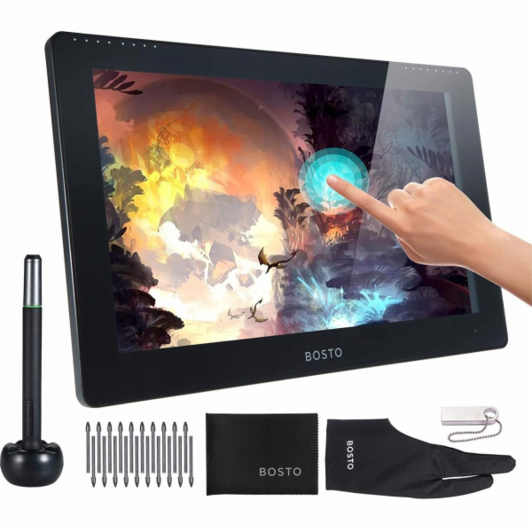 BOSTO Grafický tablet All-in-One Studio 16HDT s dotykovým...
