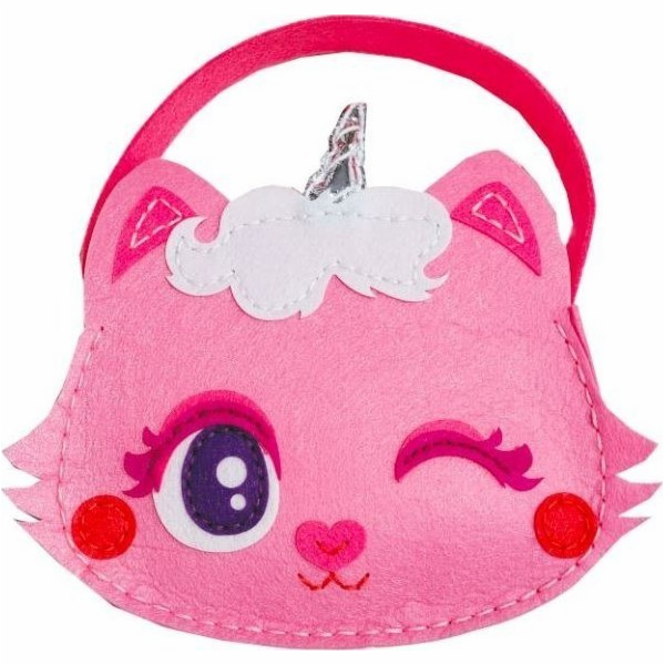 Stnux Kreativní sada Růžový pytlík s koťátkem Felt Crafts