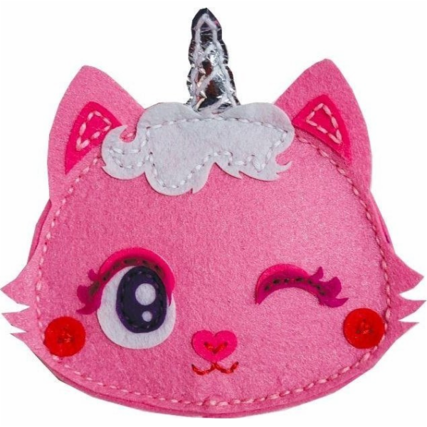 Stnux Kreativní sada Peněženka Kitty Růžová plstěná výtva...