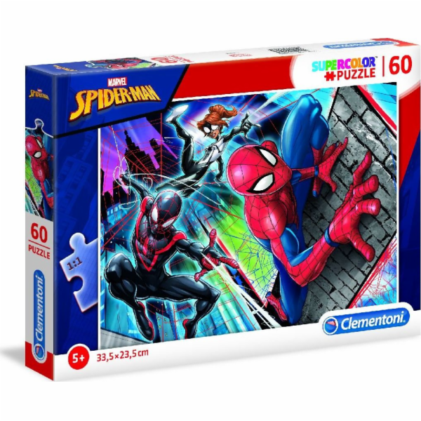 Clementoni Puzzle 60 dílků Super Color - Spider-Man