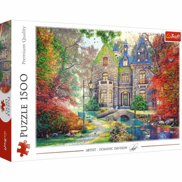 Trefl Puzzle 1500 dílků Podzimní zámek