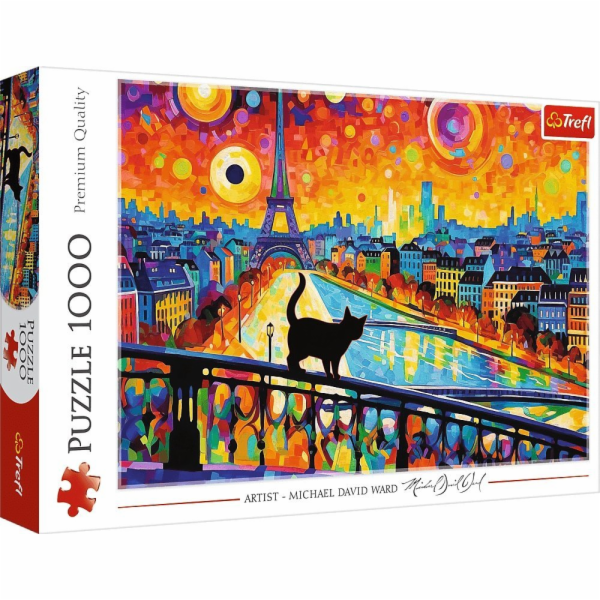 Trefl Puzzle 1000 dílků Kočky v Paříži