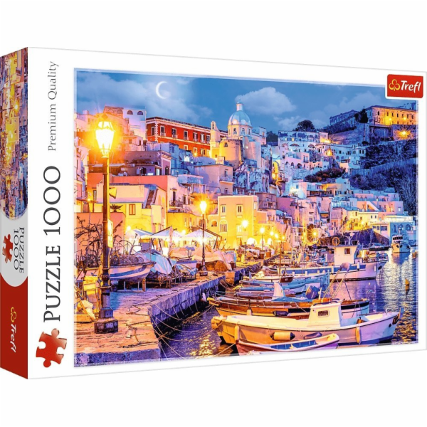 Trefl Puzzle 1000 dílků Ostrov Procida v noci Itálie