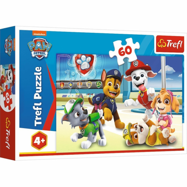 Trefl Puzzle 60 dílků Ve světě štěňat Tlapková patrola (T...