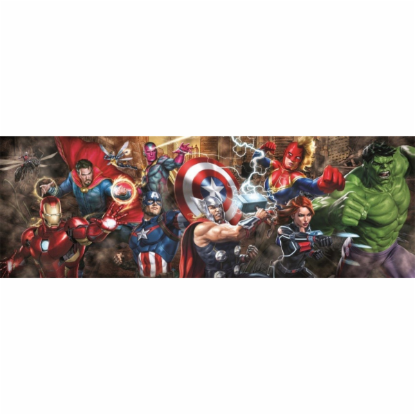 Clementoni Puzzle 1000 dílků Panorama Compact The Avengers