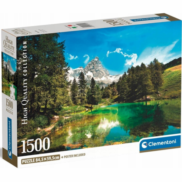 Clementoni Puzzle 1500 dílků Kompaktní Modré jezero