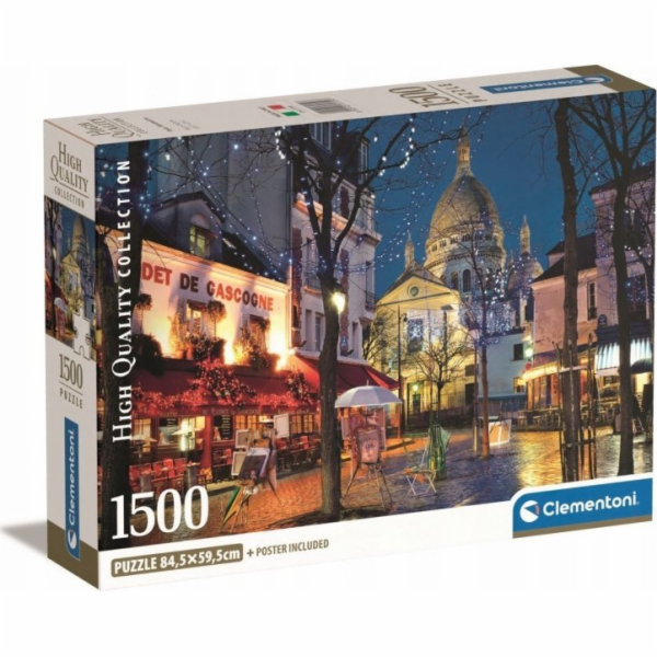 Clementoni Puzzle 1500 dílků Kompaktní Paříž Montmartre