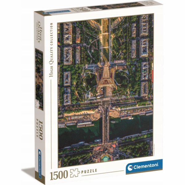 Clementoni Puzzle Let nad Paříží 1500 dílků