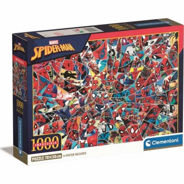 Clementoni Puzzle 1000 dílků Kompaktní Spider-Man