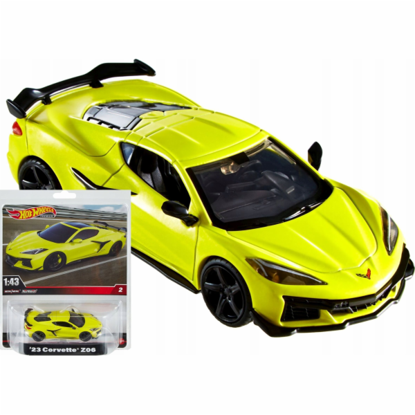 Hot Wheels Prémiové vozidlo Corvette v měřítku 1:43