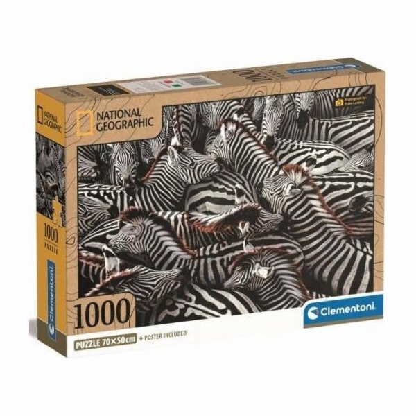 Clementoni Puzzle 1000 dílků Kompaktní National Geographic