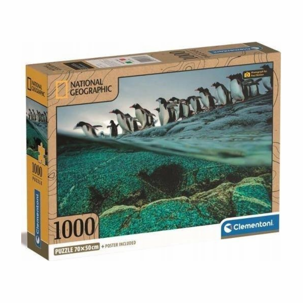 Clementoni Puzzle 1000 dílků Kompaktní National Geographic